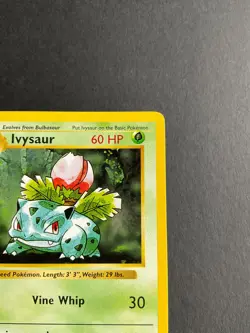 Ivysaur Base Set SHADOWLESS 30/102 Uncommon Pokemon Card NEVER PLAYED - Image 4