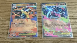 Mega Charizard X Ex 029 And Y Ex 030 Black Star Promo Twin Pack Pokemon Cards - Image 1