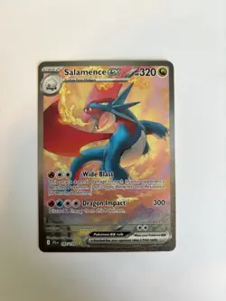 Pokemon TCG Salamence EX Journey Together Special Illustration Rare Card 187/159 - Image 1