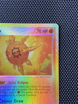 Solrock 13/100 Reverse Holo Card (Sandstorm) - Rare - 2003 - Pokemon Card LP/NM - Image 3