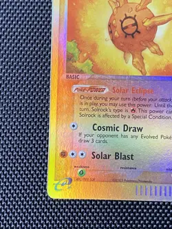 Solrock 13/100 Reverse Holo Card (Sandstorm) - Rare - 2003 - Pokemon Card LP/NM - Image 5