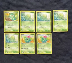 Pokemon FireRed & LeafGreen Set 2004 Bulbasaur 54/112, Ivysaur… 7 Card Lot NM-LP - Image 1