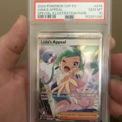 Pokemon TCG Lisia's Appeal Special Illustration Rare Card 246/191 PSA 10 - Image 1