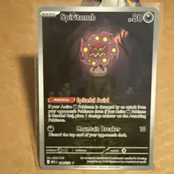 Pokemon TCG Spiritomb 148/132 Mega Evolution Illustration Rare Card NM Condition - Image 1