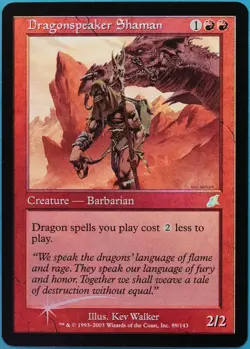 Dragonspeaker Shaman FOIL Scourge NM Red Uncommon MTG CARD (ID# 513870) ABUGames - Image 1