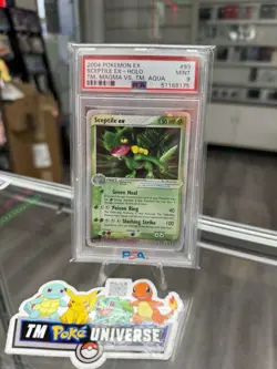 2004 Pokemon EX Team Magma Vs. Team Aqua Sceptile EX Holo 93/95 PSA 9 Mint - Image 1