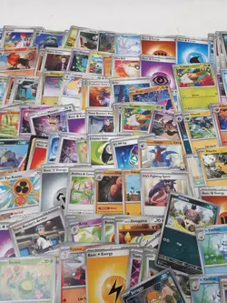 Large Pokemon Trading Cards TCG Bundle Mixed Loose - Image 4