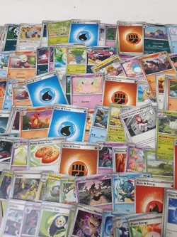 Large Pokemon Trading Cards TCG Bundle Mixed Loose - Image 5