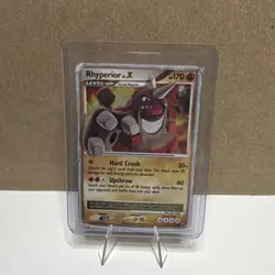 Pokemon Rhyperior LV.X DP29 Diamond & Pearl Promo Level Up Holo 170 HP Card - Image 1