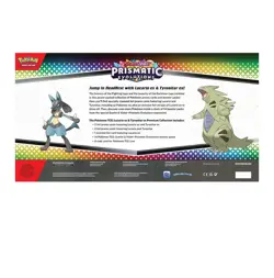 x2 Pokemon Prismatic Evolutions Lucario EX and Tyranitar EX Premium Collection - Image 4