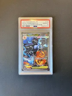 PSA 10 MEGA CHARIZARD X EX 125/094 Phantasmal Flames Pokemon Card - Image 1