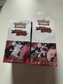 Pokemon TCG Destined Rivals 2x Half Booster Box , 36-Card Pack Unsealed - Image 1