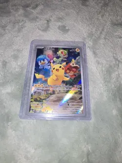 Pikachu SVP027 Black Star Promo Scarlet & Violet Holo Pokemon Card - Image 1