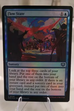 Wizards of the Coast Flow State Strixhaven Sorcery Uncommon Blue Foil EN U 0049 - Image 1