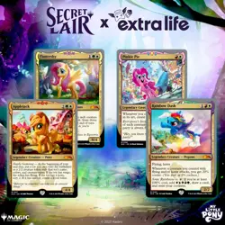 MTG MAGIC Secret Lair Drop Series: Ponies - The Galloping 2 Extra Life 2023 Foil - Image 1