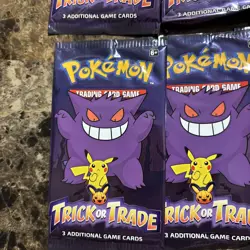 Pokemon Trick Or Trade 2022 10 Pack Booster Bundle, Sealed 3-cards Packs - Image 2