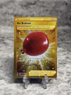 Air Balloon 213/202 Pokemon Sword & Shield Base Set Gold Secret Rare - Image 1