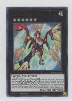 UR - Virtual World Phoenix - Fanfan 1st Ed. YuGiOh Phantom Rage #PHRA-EN043 - Image 1