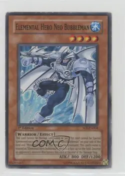 Elemental HERO Neo Bubbleman 1st Ed. YuGiOh Shadow of Infinity #SOI-EN004 READ - Image 1