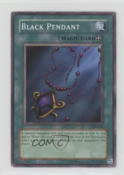 Black Pendant Unlimited YuGiOh Starter Deck Pegasus #SDP-025 2003 READ - Image 1