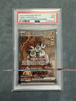 Sandy Shocks EX 159/131 - Special Illustration Rare - Pokemon PRE - PSA 9 - Image 1