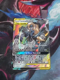 Lucario & Melmetal GX 120/214 Holo GX Rare Unbroken Bonds Pokemon Near Mint - Image 1
