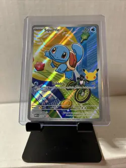 Pokemon Squirtle 039 First Partner Illustration Full Art Holo Promo - Image 1