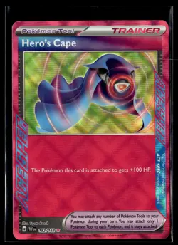 Pokemon TCG SV05: Temporal Forces #152/162 Hero's Cape - Image 1