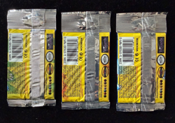 3 Pokemon Base Set packs / Long Crimp / WOTC 1999 / All Heavy 21.24g--21.3g - Image 2