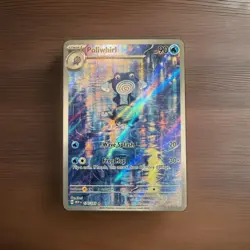 Poliwhirl 176/165 Illustration Rare Full Art Pokemon TCG Scarlet & Violet 151 - Image 1