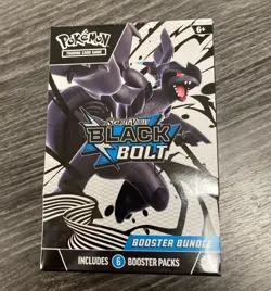 Pokemon Scarlet & Violet Black Bolt Booster Bundle Box - 6 Booster Packs - Image 1