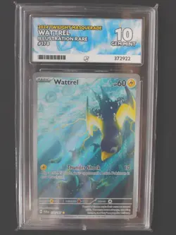 Wattrel 178/167 - Twilight Masquerade Pokemon TCG - ACE 10 GEM MINT - Image 1