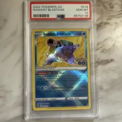 Pokemon Go Radiant Venusaur, Charizard & Blastoise 2022 #004,#011 & #018 GM 10 - Image 2