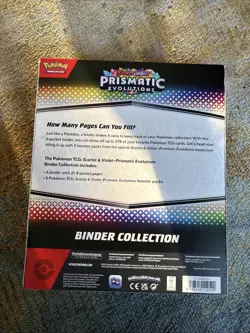 Pokemon TCG Scarlet & Violet Prismatic Evolutions Binder Collection Brand New - Image 2