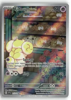 Pokemon Fidough 213/198 Illustration Rare 2023 SV01: Scarlet & Violet Base Set - Image 1