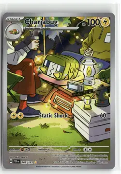 Pokemon Charjabug 169/162 Illustration Rare 2024 SV05: Temporal Forces - Image 1