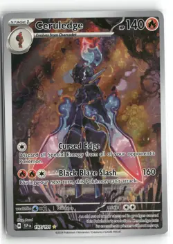 Pokemon Ceruledge 197/191 Illustration Rare 2024 SV08: Surging Sparks - Image 1