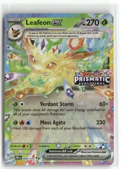 Pokemon Leafeon ex - (Prismatic Evolutions Stamp) 006/131 Promo 2018 - Image 1