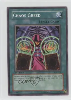 Chaos Greed 1st Ed. YuGiOh Invasion of #IOC-038 2004 - Image 1