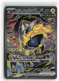 Pokemon Iron Hands ex 154/131 SIR 2025 SV: Prismatic Evolutions - Image 1
