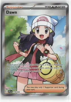 Pokemon Dawn 118/094 Ultra Rare 2025 ME02: Phantasmal Flames - Image 1