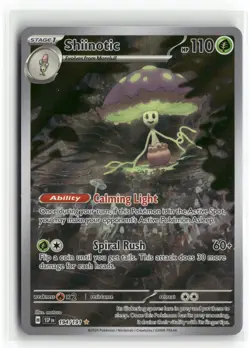 Pokemon Shiinotic 194/191 Illustration Rare 2024 SV08: Surging Sparks - Image 1