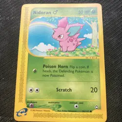 Pokemon Aquapolis Nidoran 96/147 NEAR MINT E Reader - Image 1
