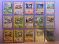 Vintage Regular Pokemon Bulk Lot #9, 1995 - 2000, NM - LP, **AS IS** READ DESC - Image 1
