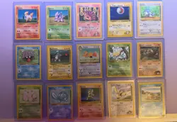 Vintage Regular Pokemon Bulk Lot #5, 1995 - 2000, NM - LP, **AS IS** READ DESC - Image 1