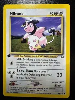 Pokemon TCG | Miltank 41/111 | Neo Genesis Uncommon 1st Edition LP+ - Image 1