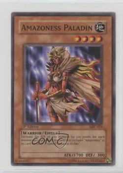 Amazoness Paladin 1st Ed. YuGiOh Magician's Force #MFC-059 2003 READ - Image 1