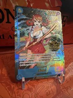 Nami OP11-054 SEC ONE PIECE Card Game 3rd ANNIVERSARY JPNSET 2025 English TCG NM - Image 2