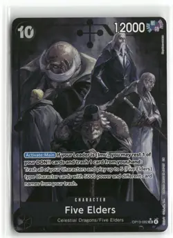 Five Elders (Alternate Art) OP13-082 Carrying On His Will One Piece Foil NM - Image 1