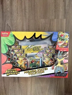 Pokemon TCG Ascended Heroes Mega Gardevoir Premium Poster Collection New/Sealed - Image 1